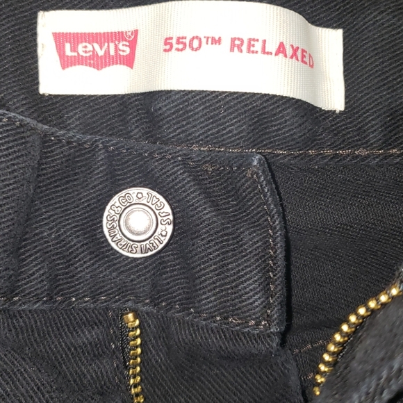 Kids Levi's 550 relaxed black jeans - Picture 2 of 5